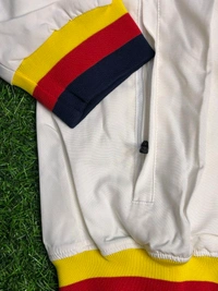 FC Barcelona White Colour Windbreaker Jacket - L