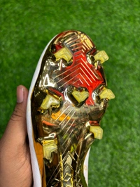 Furon V6+ Pro White & Gold Colour FG With Lace - 6.5