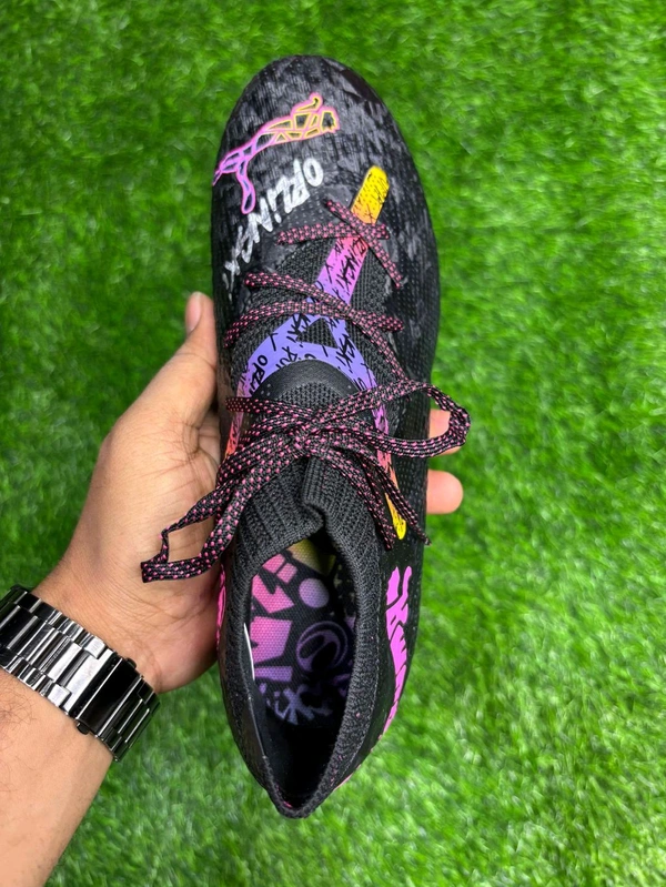 Future 7 Pro FG Boot Black With Lace - 9.5