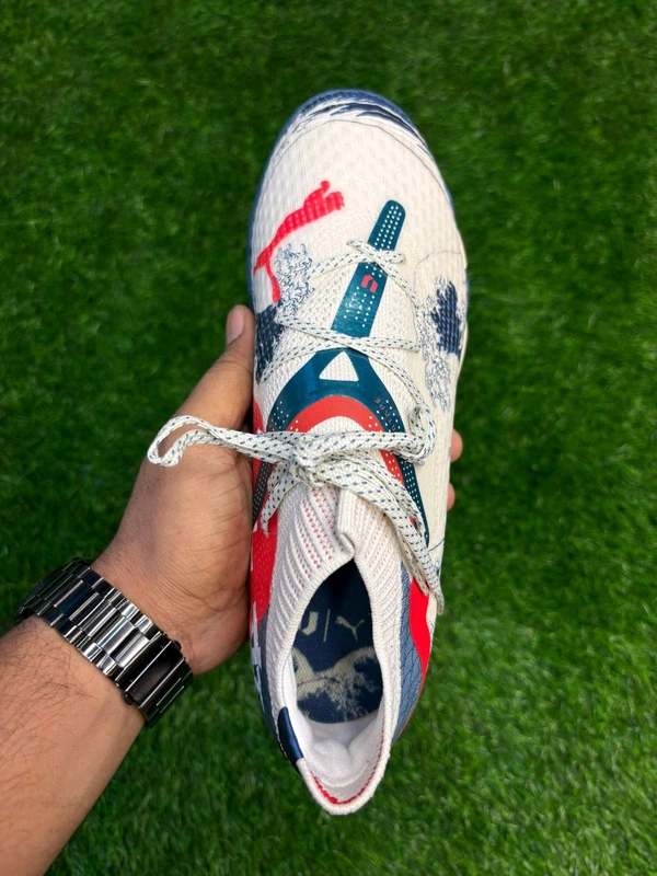 Future White And Blue Colour Astro/Turf With Lace - 6