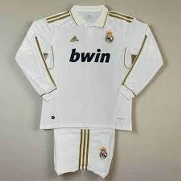 Retro Madrid 2011/12 Home Kit Fan Edition Full Sleeve With Short - S