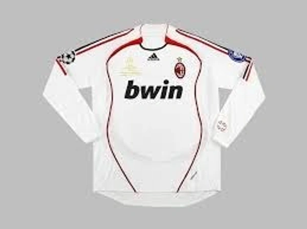 Retro AC Milan 2006-07 Away Kit Fan Edition Full Sleeve With Short - XL