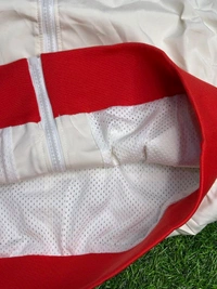 Liverpool FC White And Black Colour Windbreaker - M