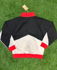 Liverpool FC White And Black Colour Windbreaker - M