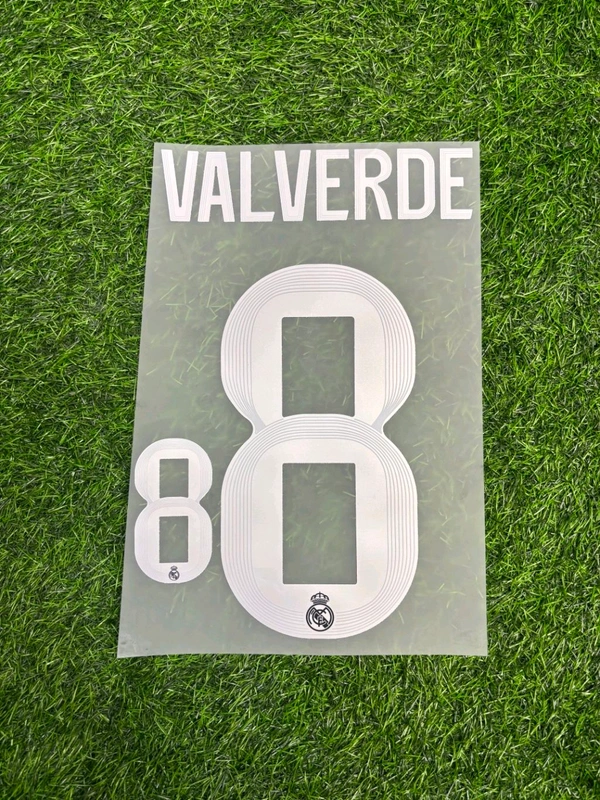 Madrid 25/26 Home Official Print - VALVERDE 8