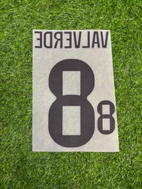 Madrid 25/26 Home Official Print - VALVERDE 8