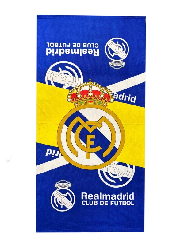 Madrid Logo Printed Premium Quality Towel (55*23 In)