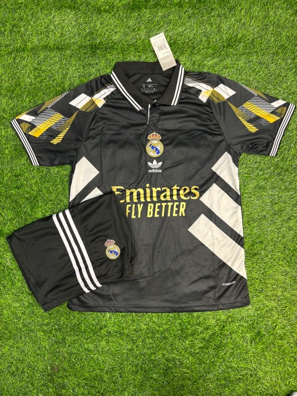 Madrid New Black Colour Special Fan Edition With Short - XL
