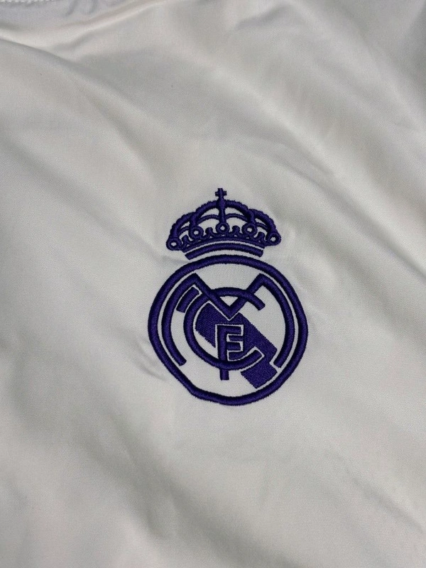 Madrid White And Purple Colour Windbreaker Jacket - L