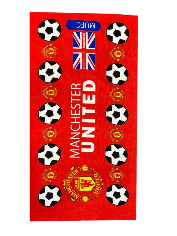 Manchester United Logo Printed Premium Quality Towel (55*23 In)