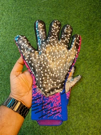 Match Gloves Pink And Blue Colour - 8