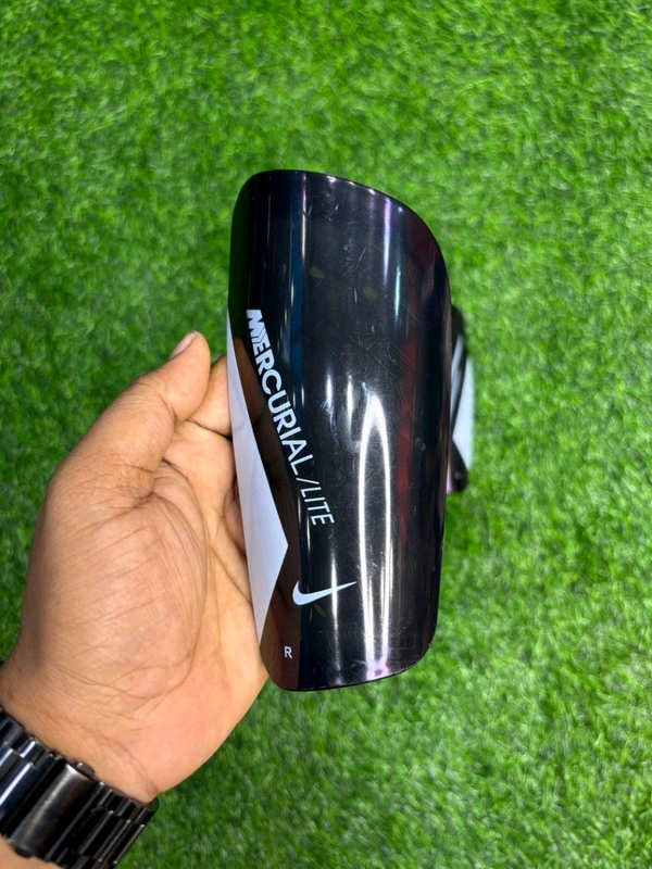 Mercurial Lite Black Colour Premium Shin Pad