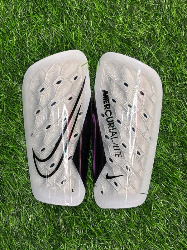 Mercurial Lite White Colour Premium Shin Pad