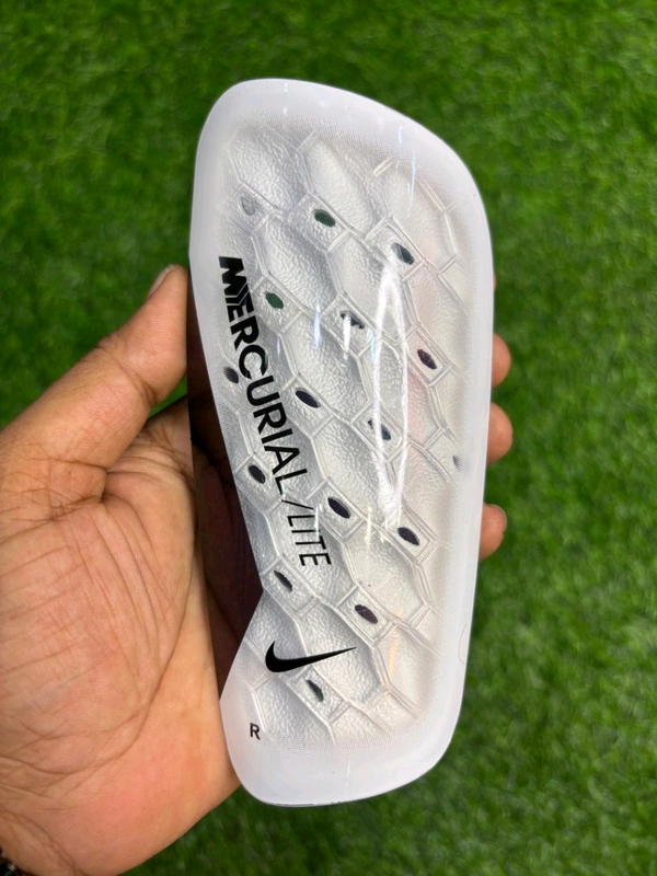 Mercurial Lite White Colour Premium Shin Pad