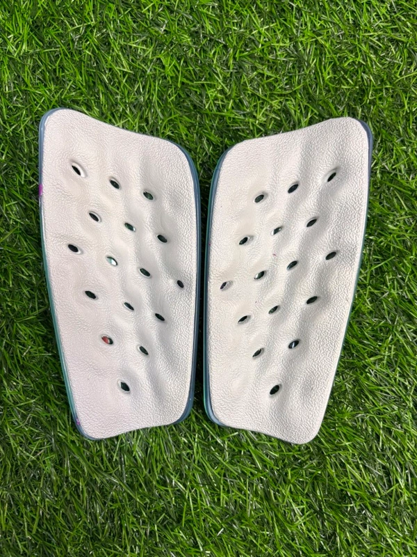 Mercurial Lite White & Purple Colour Premium Shin Pad