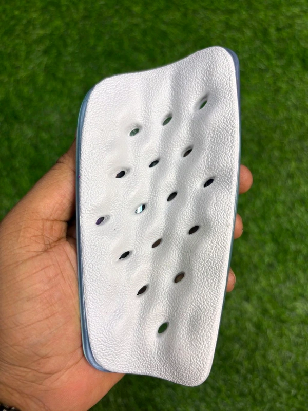 Mercurial Lite White & Purple Colour Premium Shin Pad