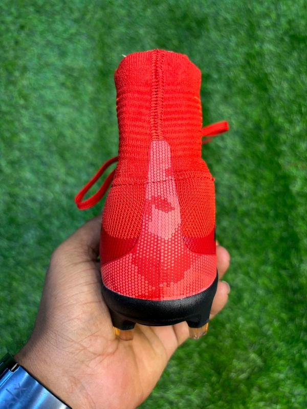 Mercurial Superfly 5 Red High Top FG - 5.5