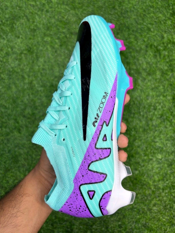 Mercurial Superfly 9 Elite Sky-blue Low-top FG With Lace - 5.5