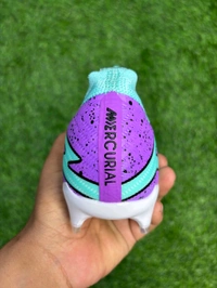 Mercurial Superfly 9 Elite Sky-blue Low-top FG With Lace - 5.5