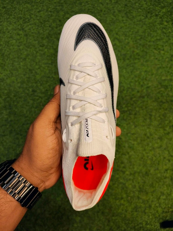 Mercurial Superfly 9 Elite White Red Low-top With Lace - 5.5