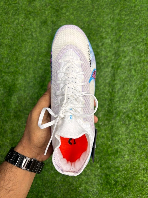 Mercurial Superfly 9 High-top FG/AG White Colour - 7.5