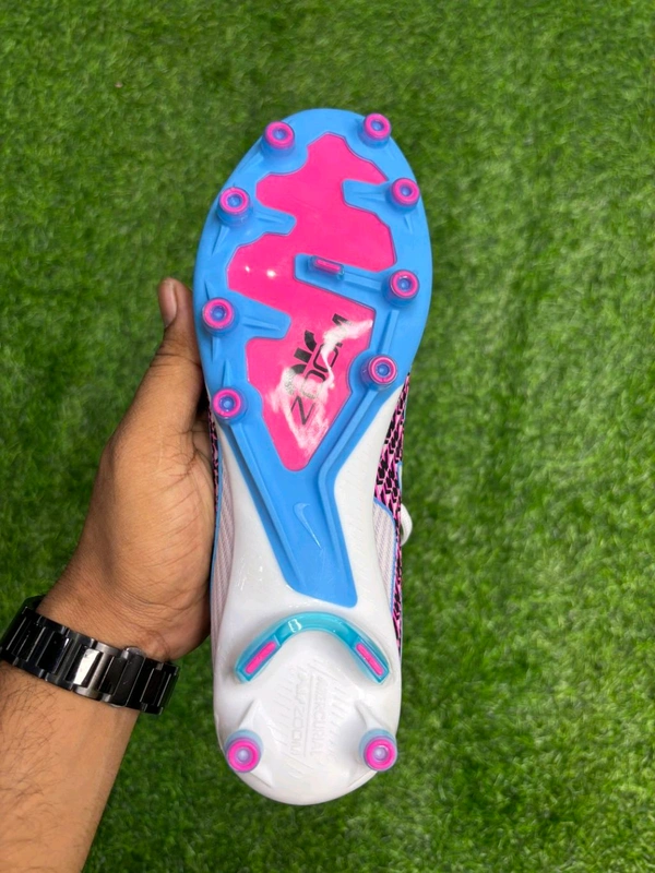 Mercurial Superfly 9 High-top FG/AG White Colour - 7.5