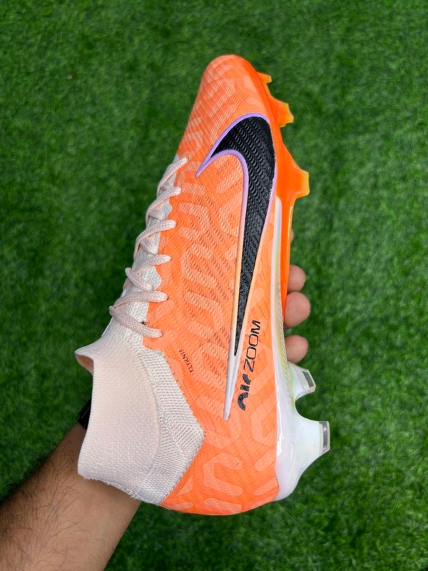 Mercurial Superfly 9 Orange High-top FG With Lace - 7.5