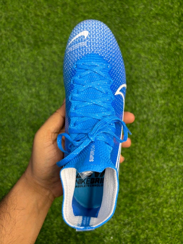 Mercurial Vapor 13 Blue High-top FG With Lace - 5.5