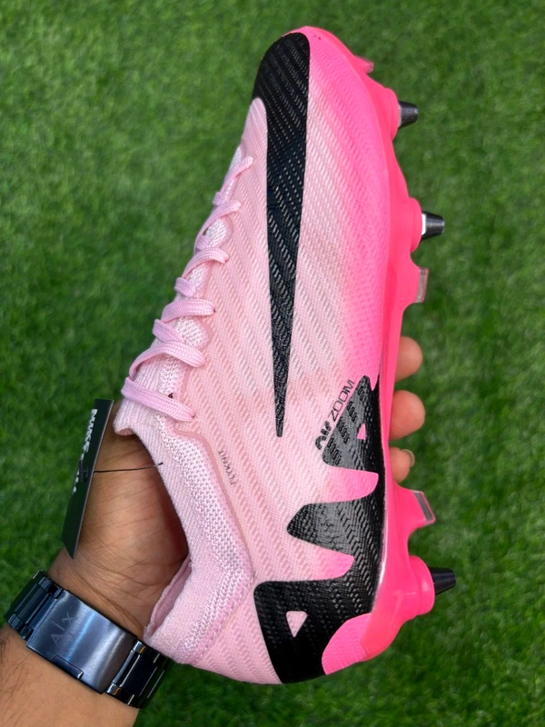 Mercurial Vapor 15 Baby Pink SG Low-top With Lace(Metal Changer) - 5.5