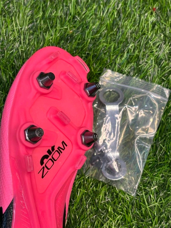 Mercurial Vapor 15 Baby Pink SG Low-top With Lace(Metal Changer) - 5.5