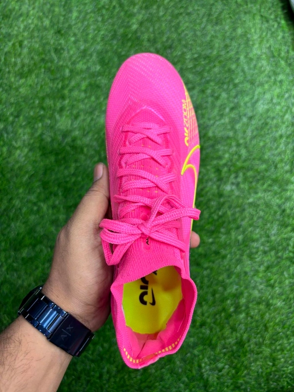 Mercurial Vapor 15 Pink Colour High Top FG With Lace - 5.5
