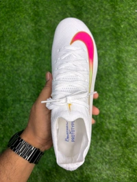 Mercurial Vapor 16 Elite White Pink Low-top With Lace FG - 5.5