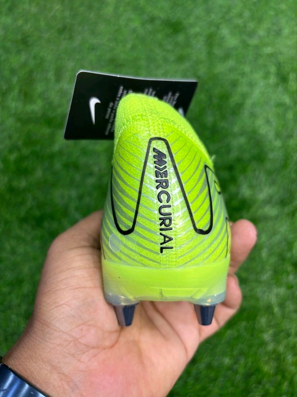 Mercurial Vapor 16 Light Green SG With Lace(Metal Changer) - 7.5