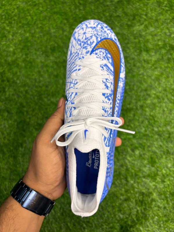 Mercurial Vapor 16 White Blue With Lace FG - 7.5