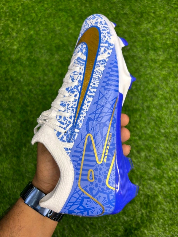 Mercurial Vapor 16 White Blue With Lace FG - 8.5