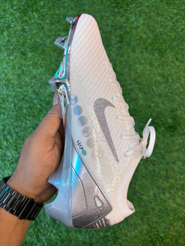 Mercurial Vapor 16 White & Silver Low-top FG(VINI JR) - 7