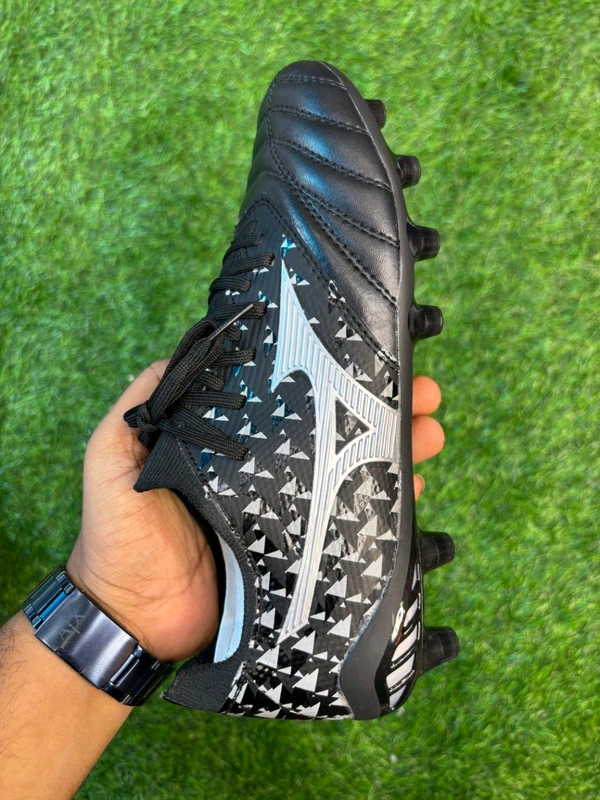 Mizuno Neo 3 Black And Silver FG With Lace - 6