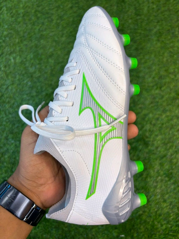 Mizuno Neo 3 White And Green Low-top FG With Lace - 6