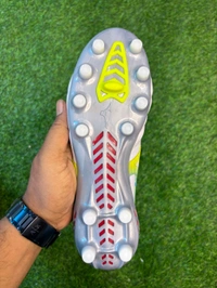 Mizuno Neo 3 White And Silver FG With Lace - 6