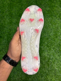 NB Furon V6 Pro White Pink Colour Low-top FG With Lace - 6