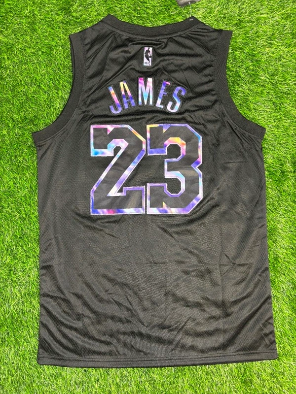 NBA Lakers Rainbow Edition Black- JAMES 23 - XL