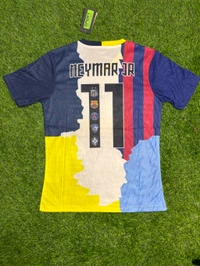 Neymar Jr Tribute Combo Jersey Player Edition Half Sleeve - XL