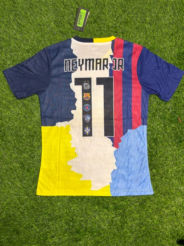 Neymar Jr Tribute Combo Jersey Player Edition Half Sleeve - XXL