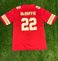 NFL kansas City Chiefs Red - MC DUFFIE 22 - L