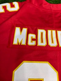NFL kansas City Chiefs Red - MC DUFFIE 22 - L