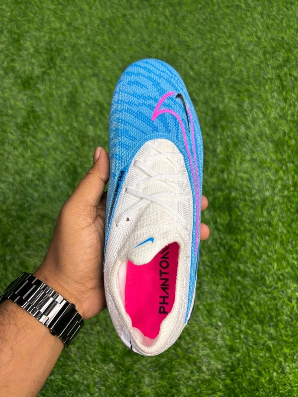 PhantomGX Elite FG Sky-blue Low-top With Lace - 5.5