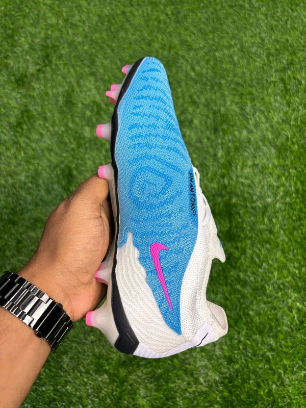 PhantomGX Elite FG Sky-blue Low-top With Lace - 5.5