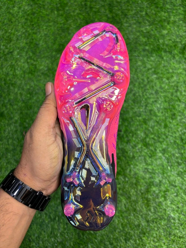 PhantomGX Elite Low-top Pink Black Colour FG With Lace - 6