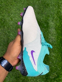 PhantomGX Elite Silver And Blue Low Top FG - 5.5