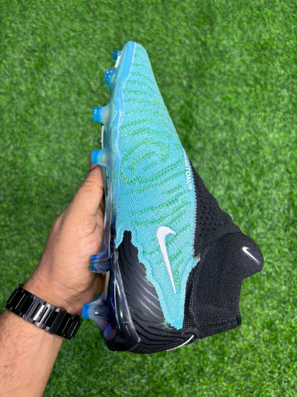 PhantomGX Ghost Lace Black Blue High-top FG - 7